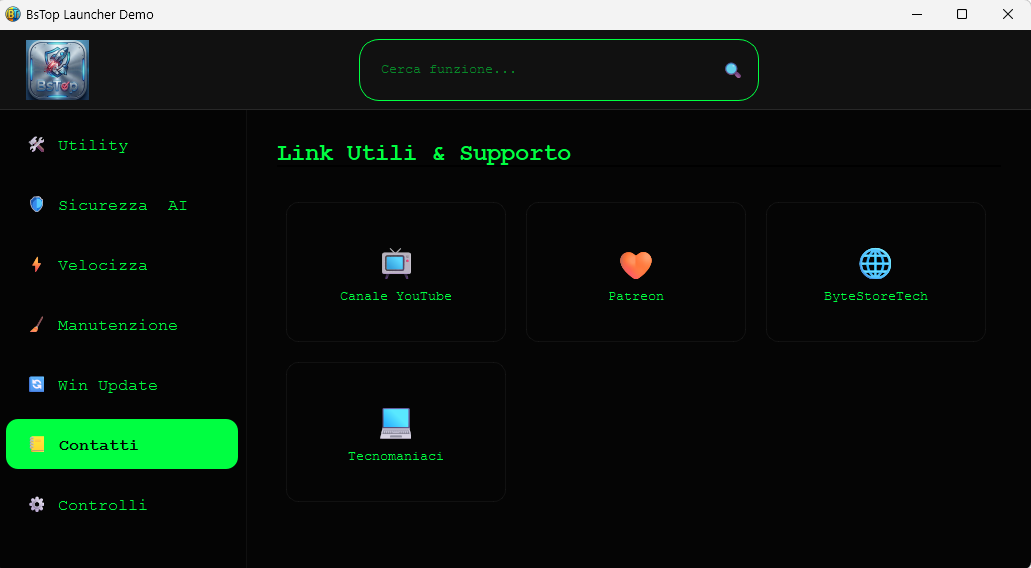 Interfaccia Principale