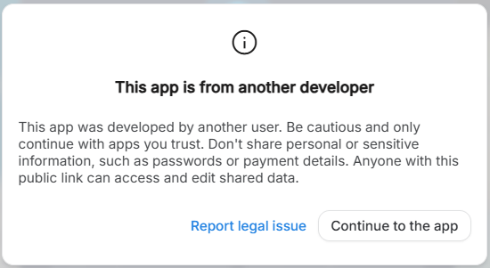 Guida Step 1 - Continue to the app